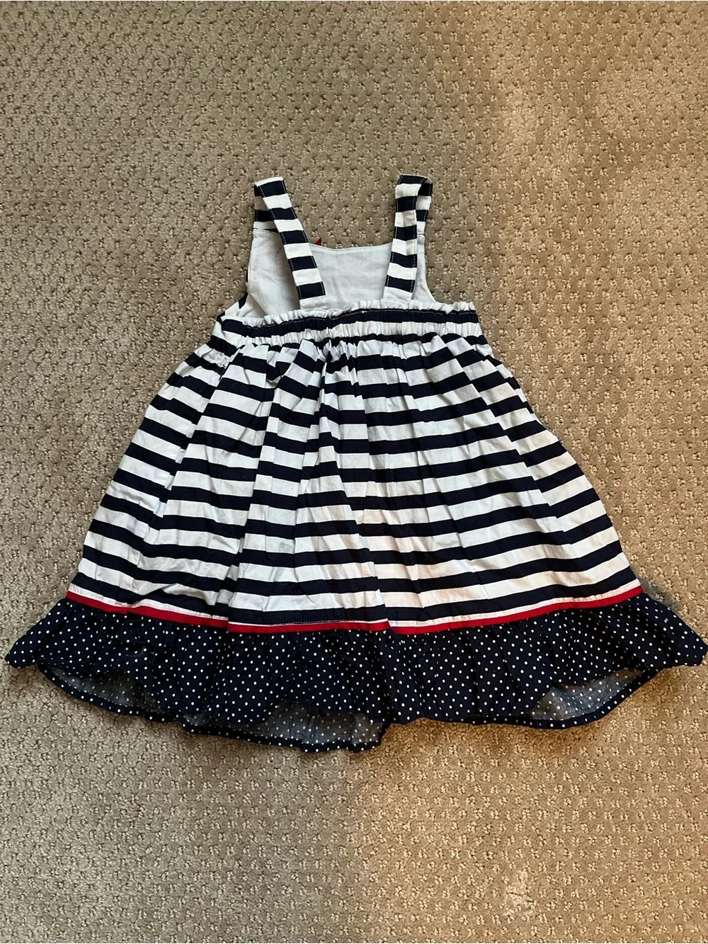 Gymboree Toddler Patriotic Striped Dress - Size 18-24 Months